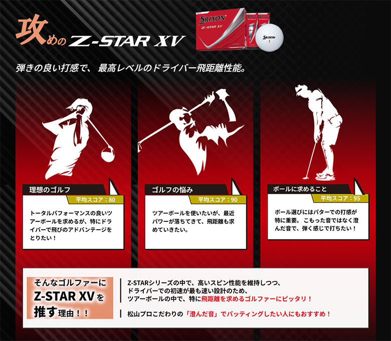 スリクソン ゴルフボール