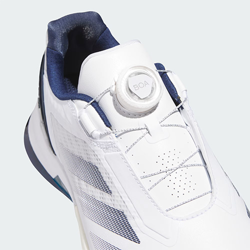 adidas ホワイト ゴルフシューズ スパイク付き アディダス ツアー360 25 NKB87 ワイド スパイクレス ゴルフ