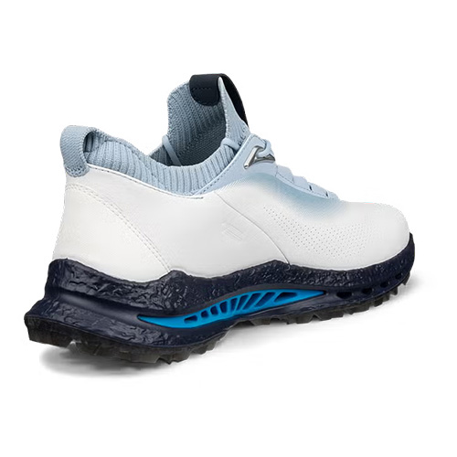 ECCO BIOM C5 レース　スパイクレスゴルフシューズ　ホワイト×エアー ecco（エコー） BIOM C5 レース スパイクレス ゴルフシューズ EG132604