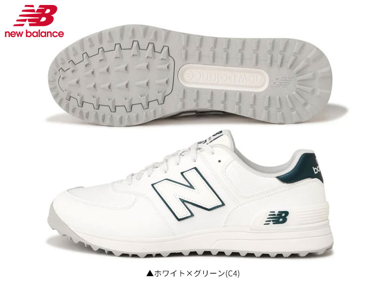 New Balance 574 ゴルフシューズ ホワイト 26cm New Balance Golf（ニューバランスゴルフ） 「送料無料