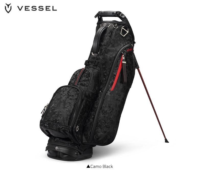 VESSEL 「数量限定」ベゼル PLAYER 5.0 LTD スタンド キャディバッグ