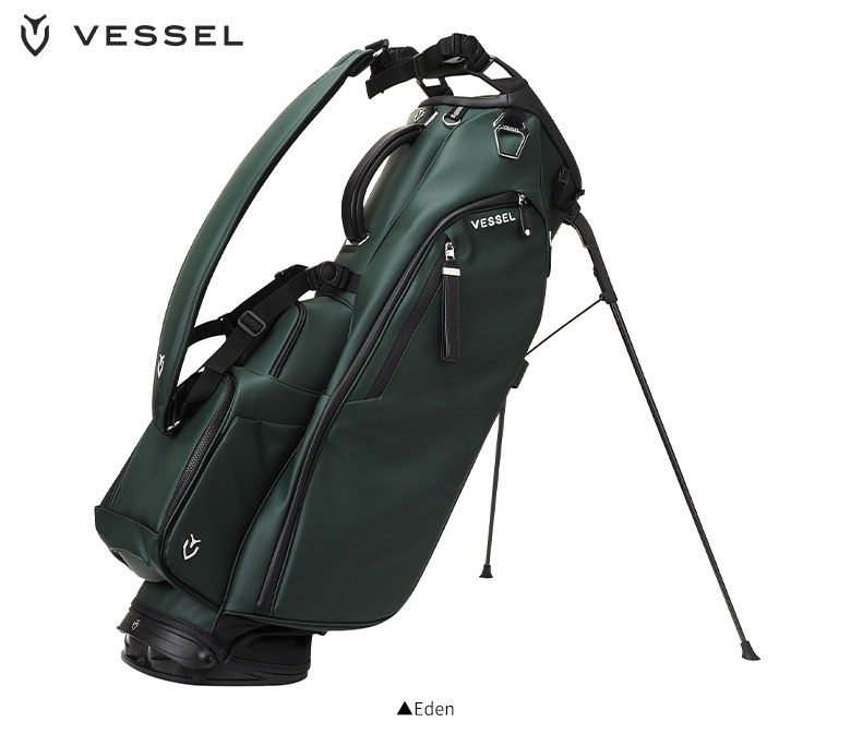 新品 VESSEL Player5.0 STAND Edenゴルフ スタンド VESSEL 「数量限定」ベゼル PLAYER 5.0 LTD スタンド キャディバッグ