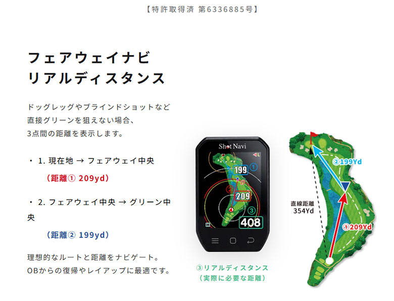 ショットナビ GPSナビ