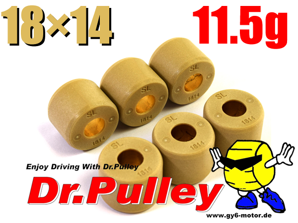 ドクタープーリー ウェイトローラー Dr.Pulley 18×14 ホンダ DIO110 ディオ110 ズーマーX ZoomerX ベンリー110 SYM GY6系 キムコ スーパー8 PGO｜atop-offkan｜11