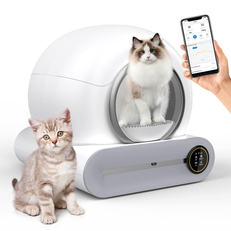 猫トイレ 自動トイレ ペット ネコ トイレ 安全設計 全自動 除菌 消臭 赤外線 重力センサー ヘルスモニタリングシステム 水洗い可能