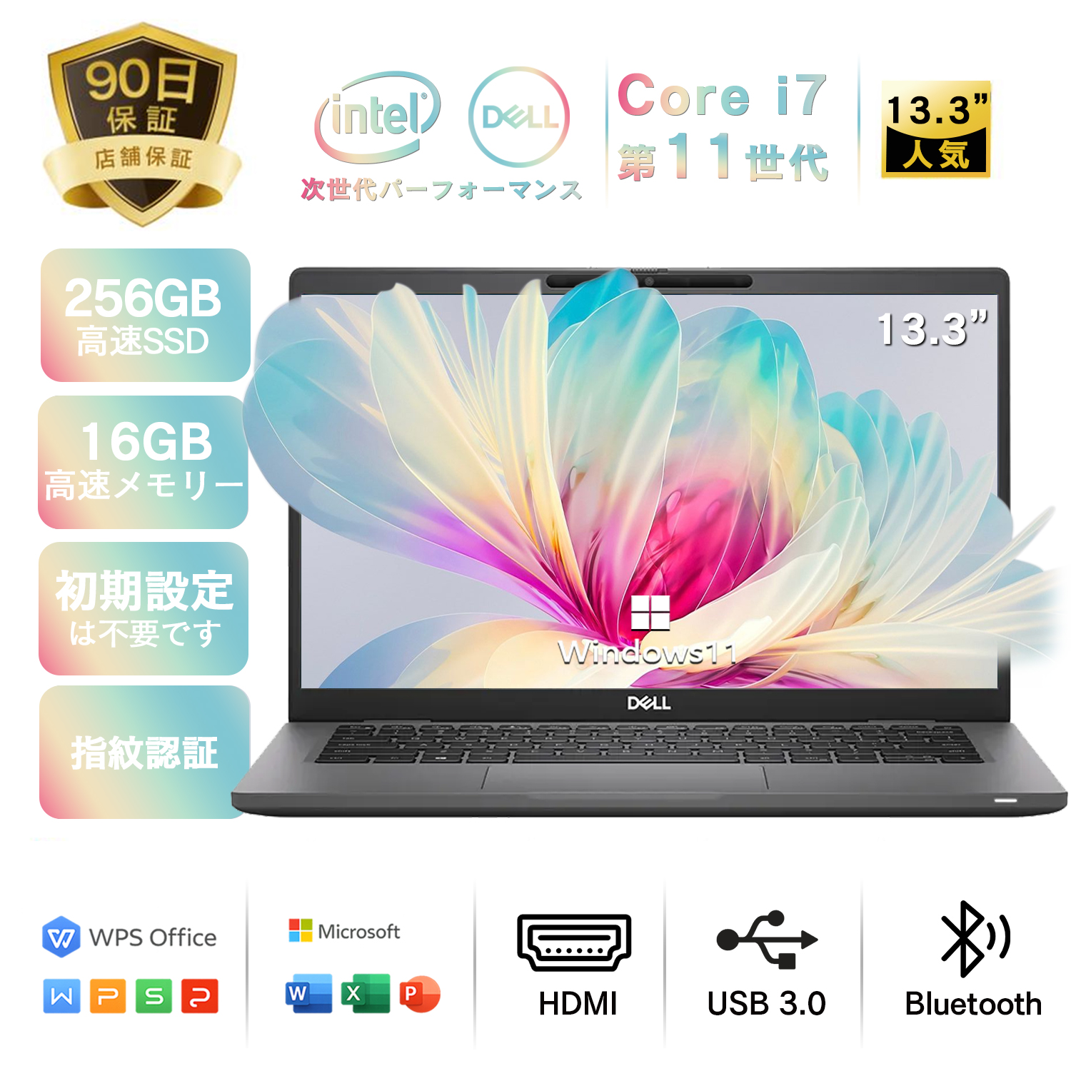 Latitude（Dell） 中古 ノートパソコン Office付き Win11 DELL 