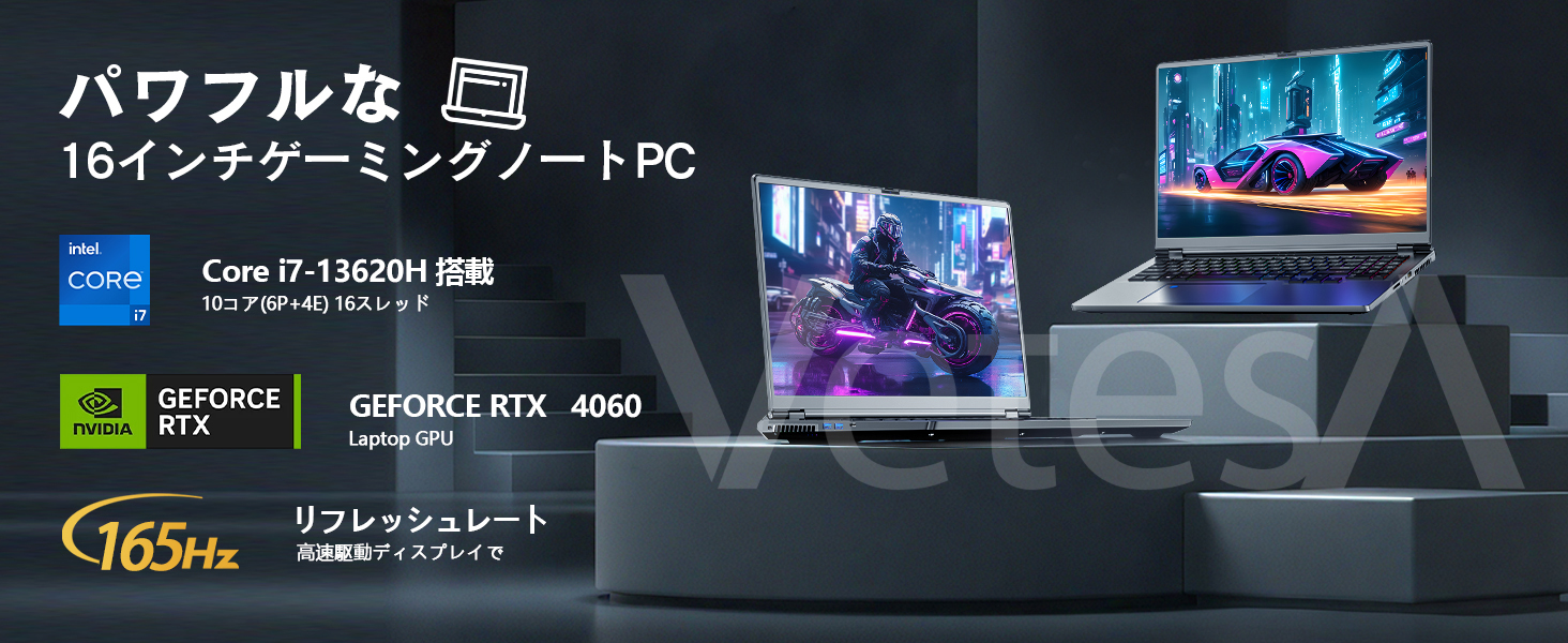 VETESA 爆買 ノートパソコン 新品 ゲーミング パソコン RTX4060 メモリ 