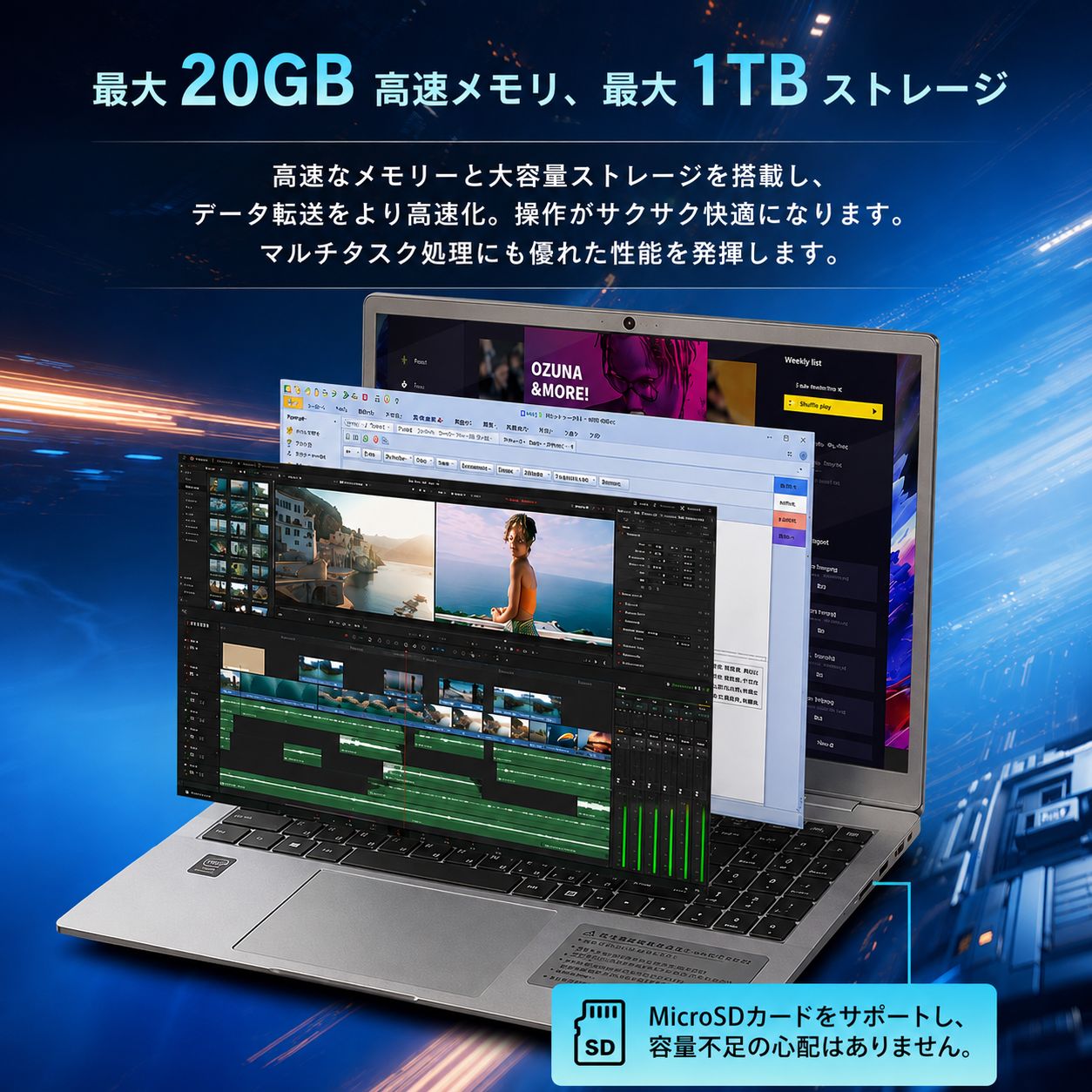 VETESA ノートパソコン ノートPC 新古品 第12世代 Intel Core i7 MS