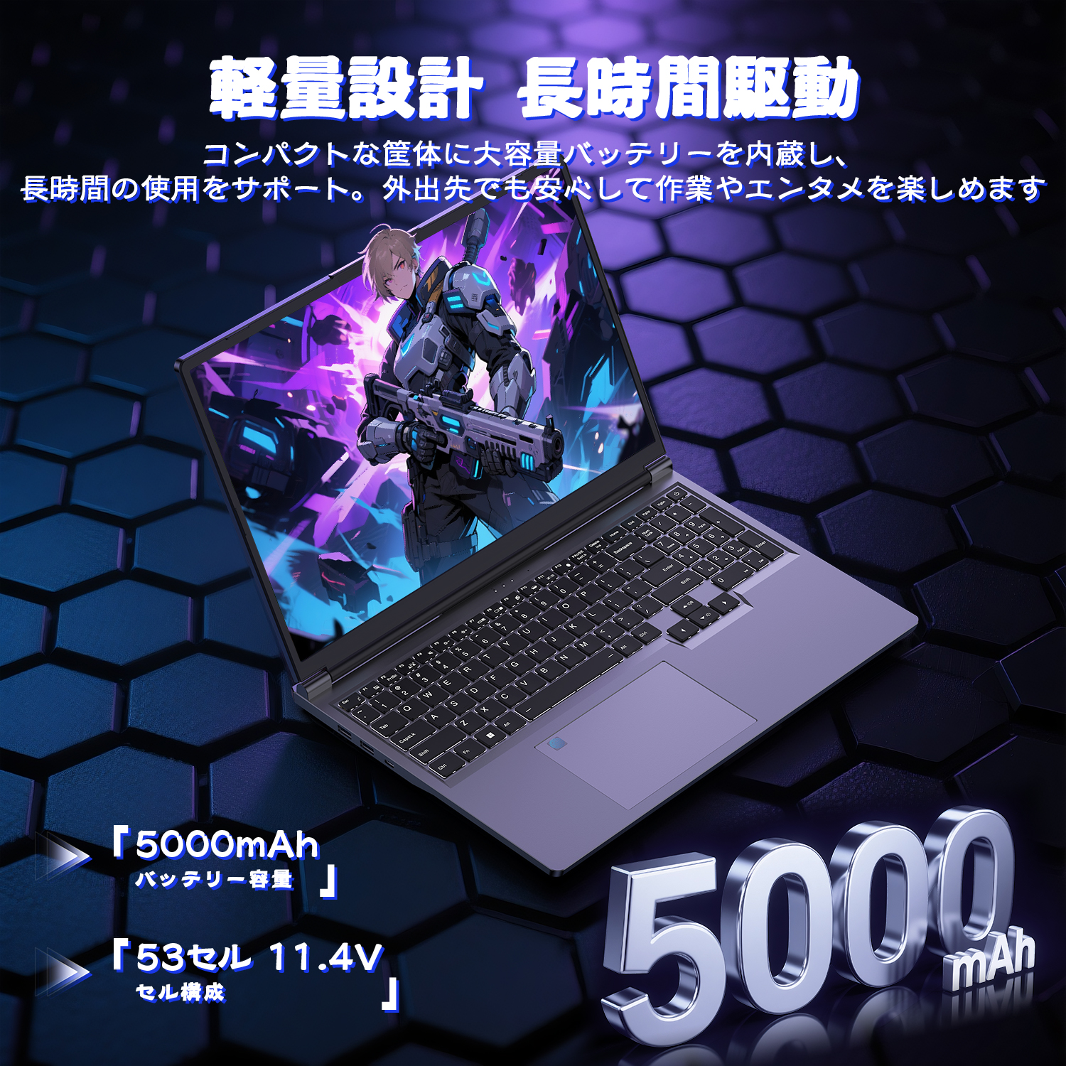 Win11 ノートPC i7 16GB GPU搭載 SSD256GB VETESA 新品ノートパソコン ゲーミングパソコン MSoffice2024付