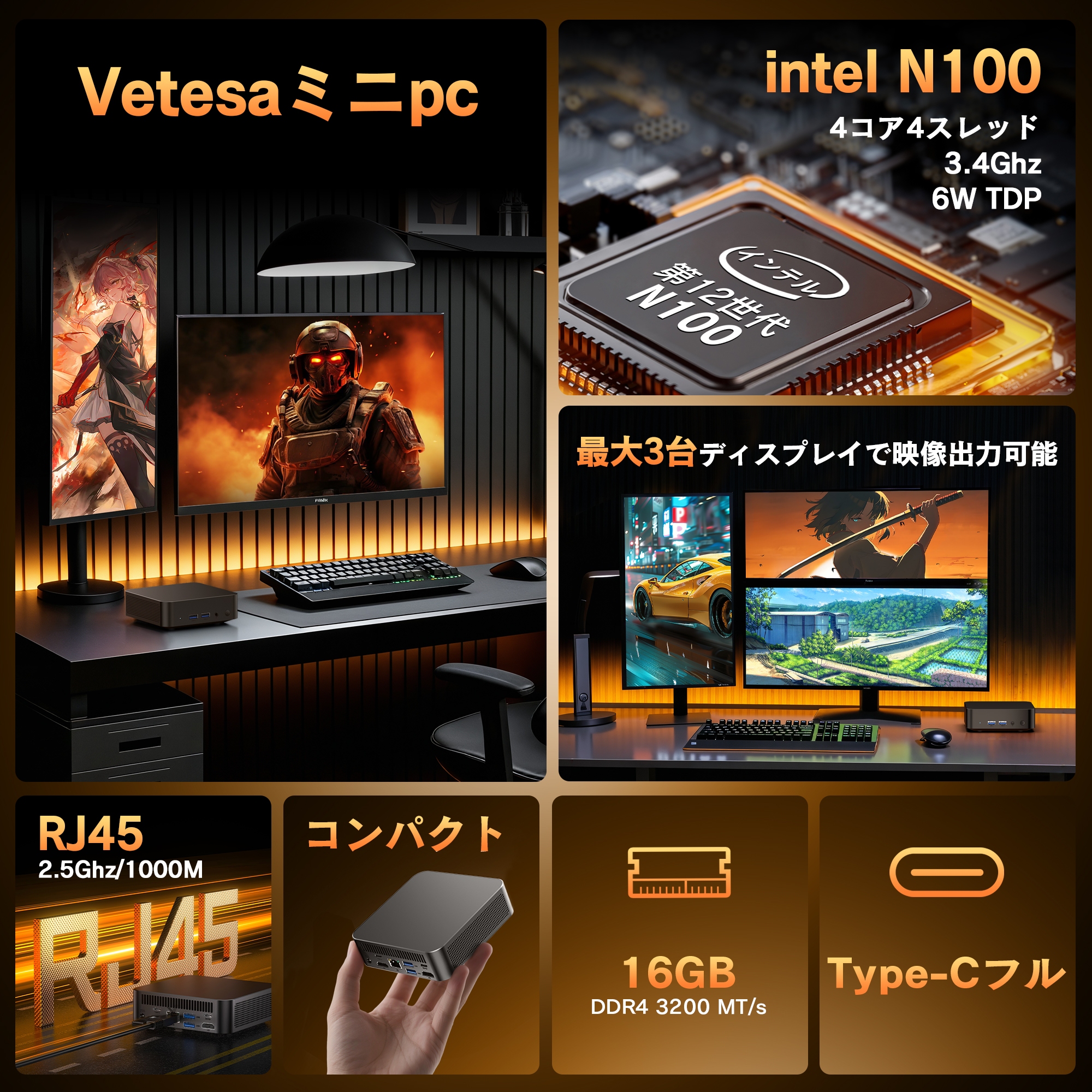 デスクトップパソコン Intel 第12世代 ...の詳細画像2