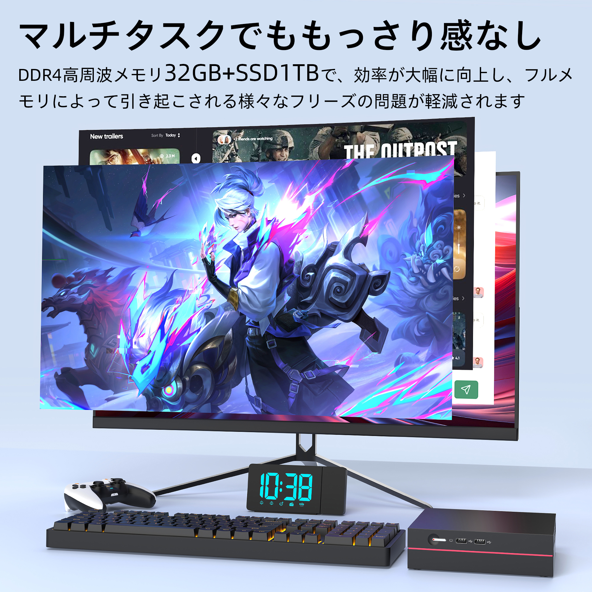 VETESA 爆買 デスクトップパソコン Intel Core i7-13620H GPU NVIDIA