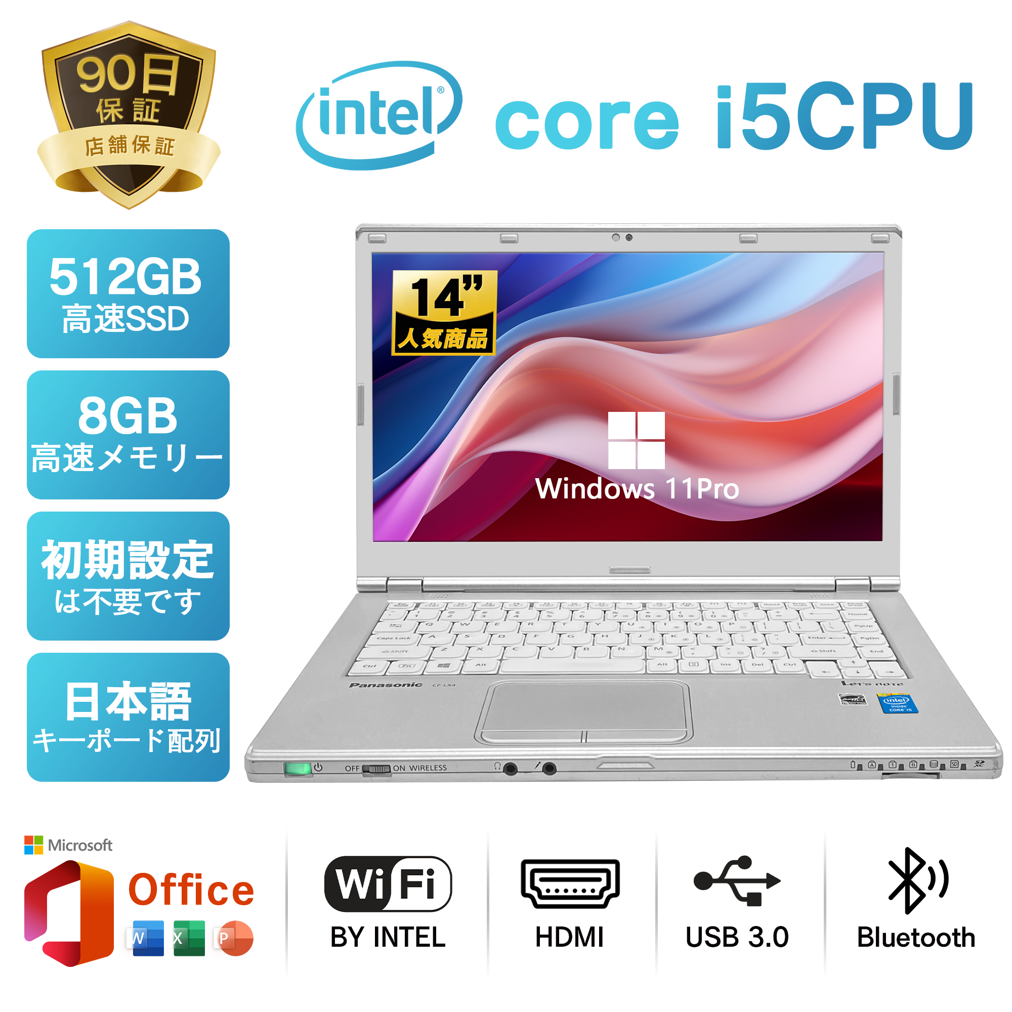 Panasonic レッツノート プレミアム CF-LX5 Corei7