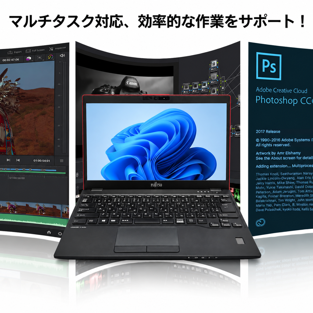 富士通U939/C Core i5/8GB/SSD/Office 指紋/顔認証 富士通（FUJITSU） 富士通U939 Intel 第8世代 Core i5 メモリ8GB