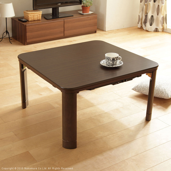 格安人気こたつテーブル/正方形(75×75cm) こだわりの、証明 アーバンモダンデザイン GWILT グウィルト 正方形（～75cm）