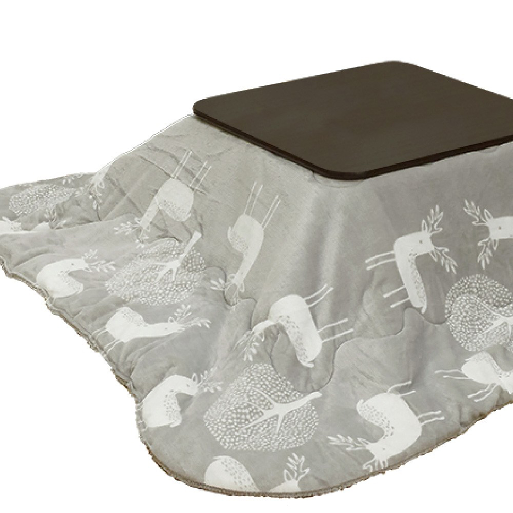 こたつテーブル 正方形 60×60cm＋保温綿入りはっ水こたつ掛け布団セット フラットヒーターこたつ こたつテーブル 折りたたみ こたつテーブル おしゃれの画像