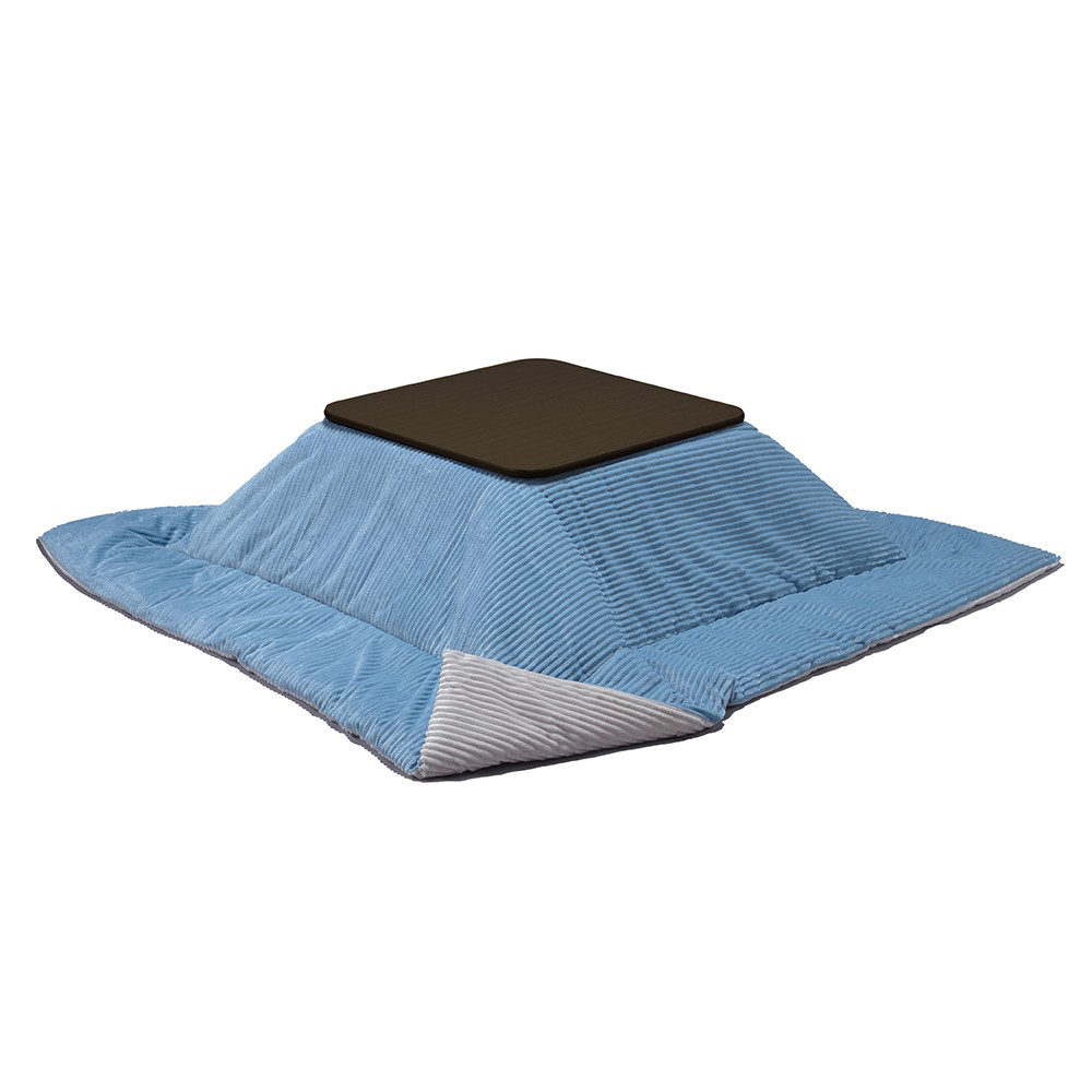 こたつテーブル 正方形 60×60cm＋保温綿入りはっ水こたつ掛け布団セット フラットヒーターこたつ こたつテーブル 折りたたみ こたつテーブル おしゃれの画像