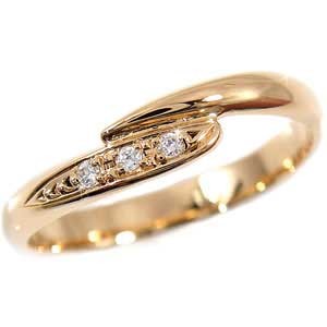 ペアリングダイヤモンドホワイトゴールドk18 指輪【工房直販】