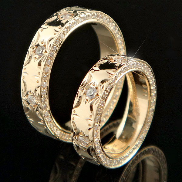 結婚指輪:ハワイアン:マリッジリング