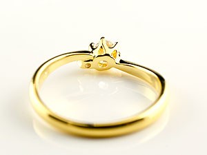 k18イエローゴールド 鑑定書付きダイヤ 指輪 12号 スクエア 婚約指輪 鑑定書付き 婚約指輪 ダイヤ エンゲージリング ダイヤモンド リング
