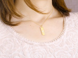 ネックレス 18金 クロス プレート ダイヤモンド イエローゴールドk18 18k ペンダントトップ 十字架 シンプル 人気 ダイヤ プレゼント 女性 送料無料 sale_1