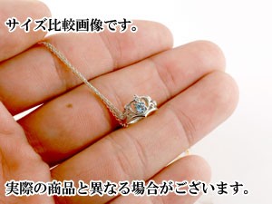 18金 ネックレス トップ ティアラ ベビーリング 選べる 誕生石 ダイヤモンド レディース 18k ホワイトゴールド ペンダントトップ ミル打ち 送料無料 セール SALE｜atrus｜05