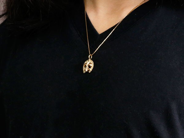 24金 ネックレス 純金 メンズ ジュエリー 馬蹄 ゴールド 24k