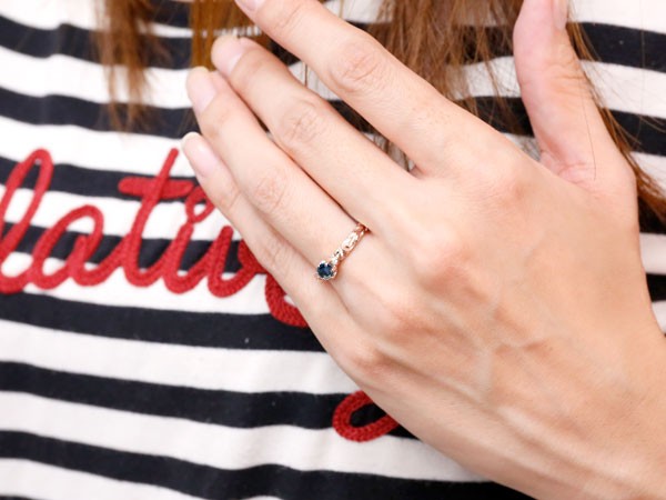 新品入荷 ハワイアン ピンキーリング ブルーサファイア リング 一粒 指輪 9月誕生石 ピンクゴールドk10 ハワイアンリング 10金 K10pg ダイヤ ストレート ピンキーリング My刻印サービス L Actofcommunication Com