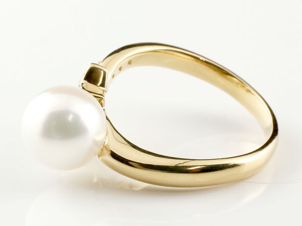 出産祝いなども豊富 星 フォーマル 冠婚葬祭 真珠 指輪 パールリング 