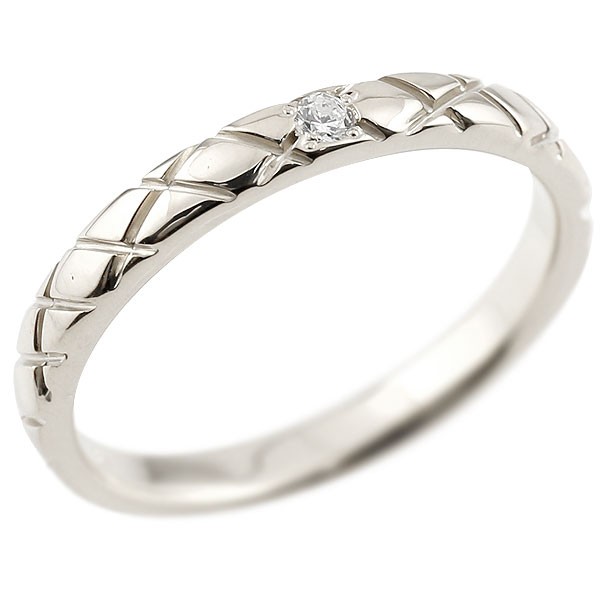 ゴールドリング ピンキーリング　sv925 アンティーク ストレート チェック柄 指輪 ダイヤモンドリング