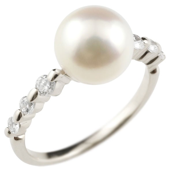 ピンキーリング 真珠 パール シルバー925 リング  指輪