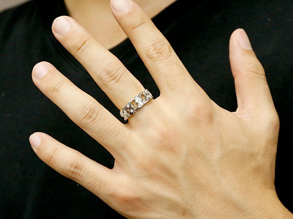 プラチナ ペアリング 2本セット 喜平リング 結婚指輪 ダイヤモンド 指輪 ペア pt900 鎖 マリッジリング レディース メンズ 女性 男性 キヘイ 幅広 送料無料｜atrus｜02