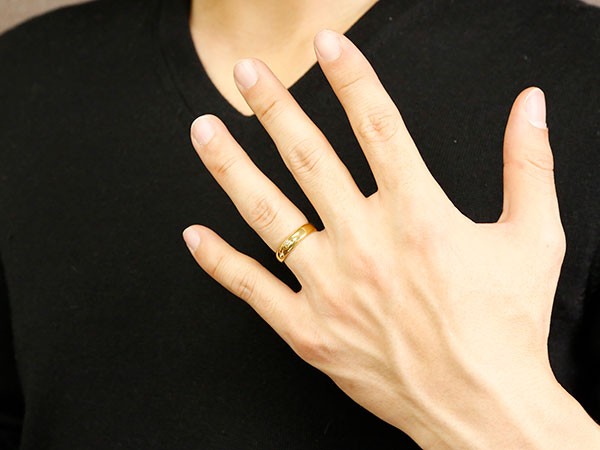 24金 ペアリング 2本セット 純金 指輪 ペア 結婚指輪 太め 金 ゴールド 24k 幅広 地金 マリッジリング レディース メンズ 女性 男性 送料無料｜atrus｜02