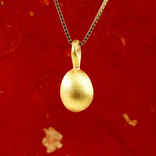 純金 メンズ 24金 ゴールド イースターエッグ 卵 24K ネックレス ペンダント 24金 ゴールド k24 誕生記念 たまご タマゴ