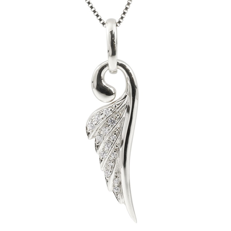 21人気の フェザーモチーフネックレス メンズジュエリー ネックレス 人気 クリスマス フェザーネックレス 翼 羽 エンジェル 天使 男性 10金 ペンダント 羽根 ホワイトゴールドk10 キュービックジルコニア メンズ メンズアクセサリー Tomartrust Org