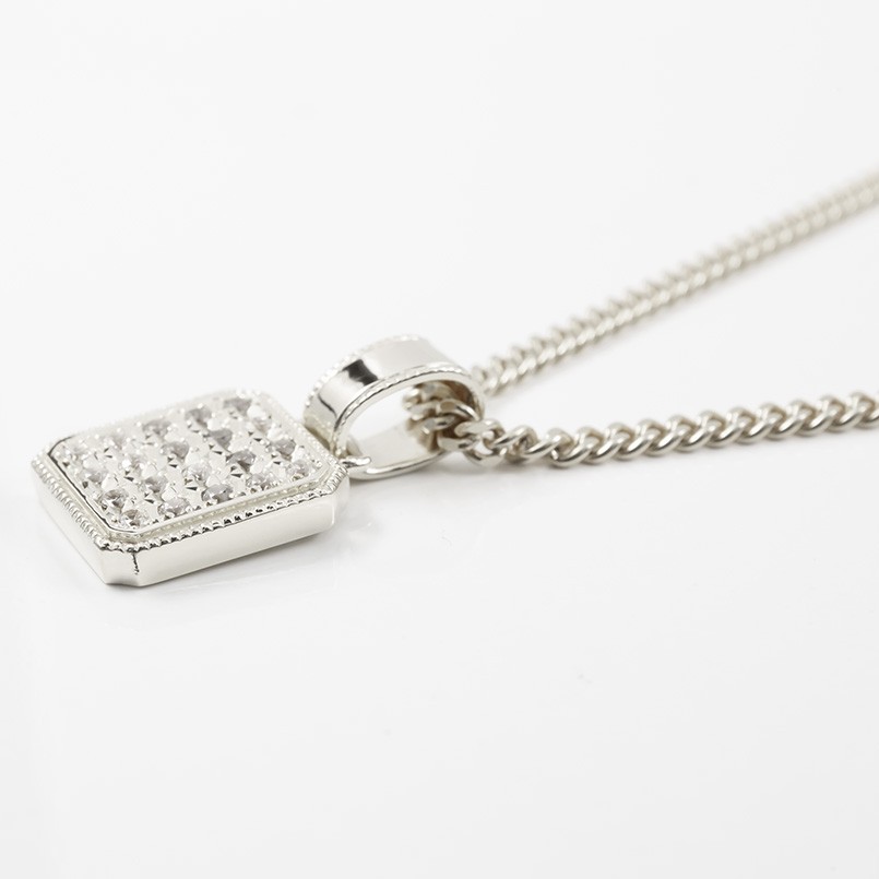 プラチナ ペンダントトップ メンズ 喜平 ダイヤモンド 0.5ct