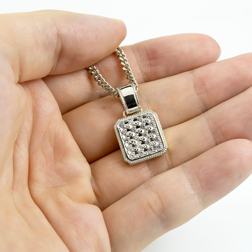 プラチナ ペンダントトップ メンズ 喜平 ダイヤモンド 0.5ct pt900