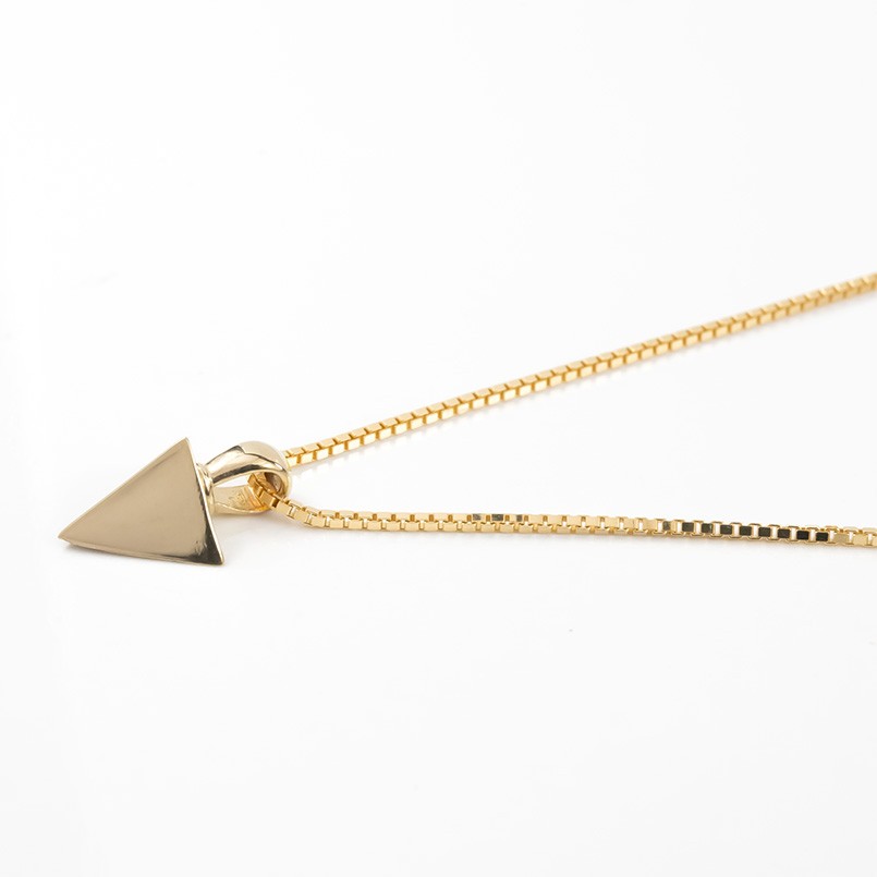 ネックレス トップ メンズ スタッズ ピンクゴールドk18 ペンダント 18