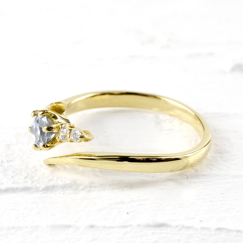 婚約指輪 ダイヤ 安い ゴールド フリーサイズリング 選べる天然石 ダイヤモンド 指輪 ゴールドk10 エンゲージリング 送料無料 セール SALE｜atrus｜08