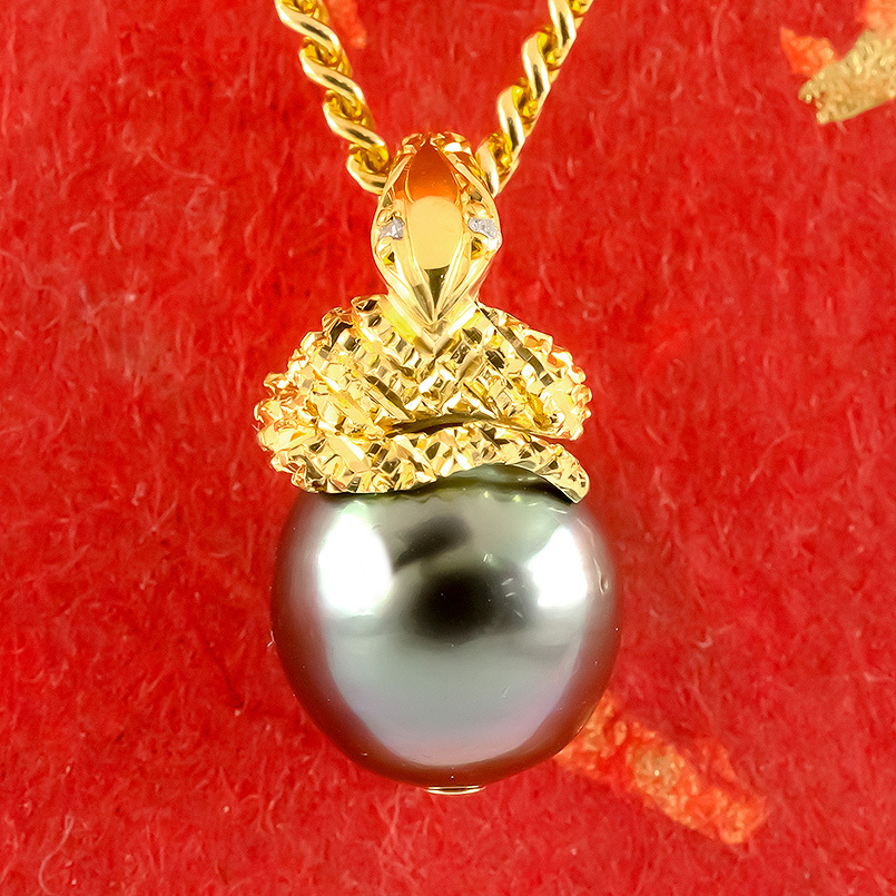 ジュエリー工房アトラス 純金 ネックレス 喜平 トップ 24金 メンズ 蛇