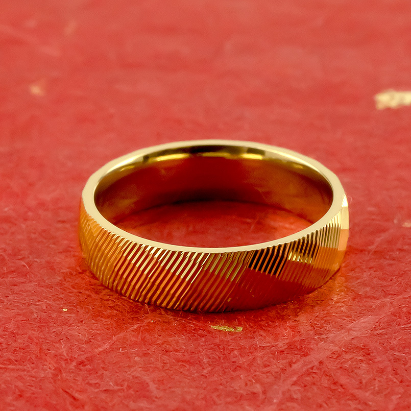 24金 結婚指輪 ペアリング 2本セット 純金 指輪 ペア 鍛造 太め 金 ゴールド 24k カット 幅広 k24 マリッジリング レディース メンズ 女性 男性 送料無料｜atrus｜08