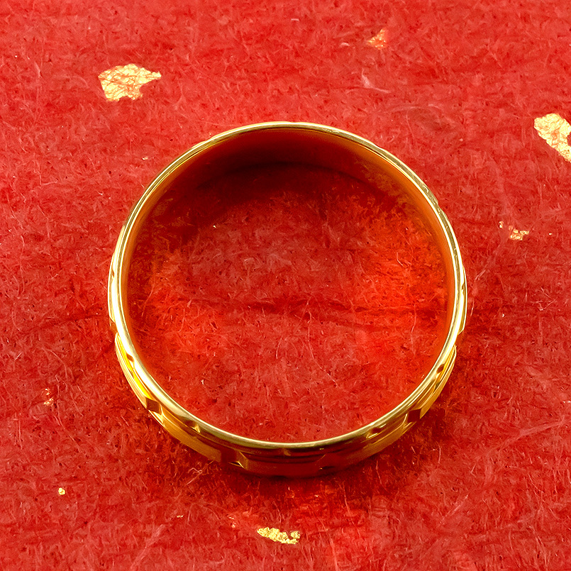24金 ペアリング 2本セット 純金 指輪 ペア 結婚指輪 太め 指輪 鍛造 金 ゴールド 24k 幅広 k24 マリッジリング レディース メンズ 女性 男性 送料無料｜atrus｜05