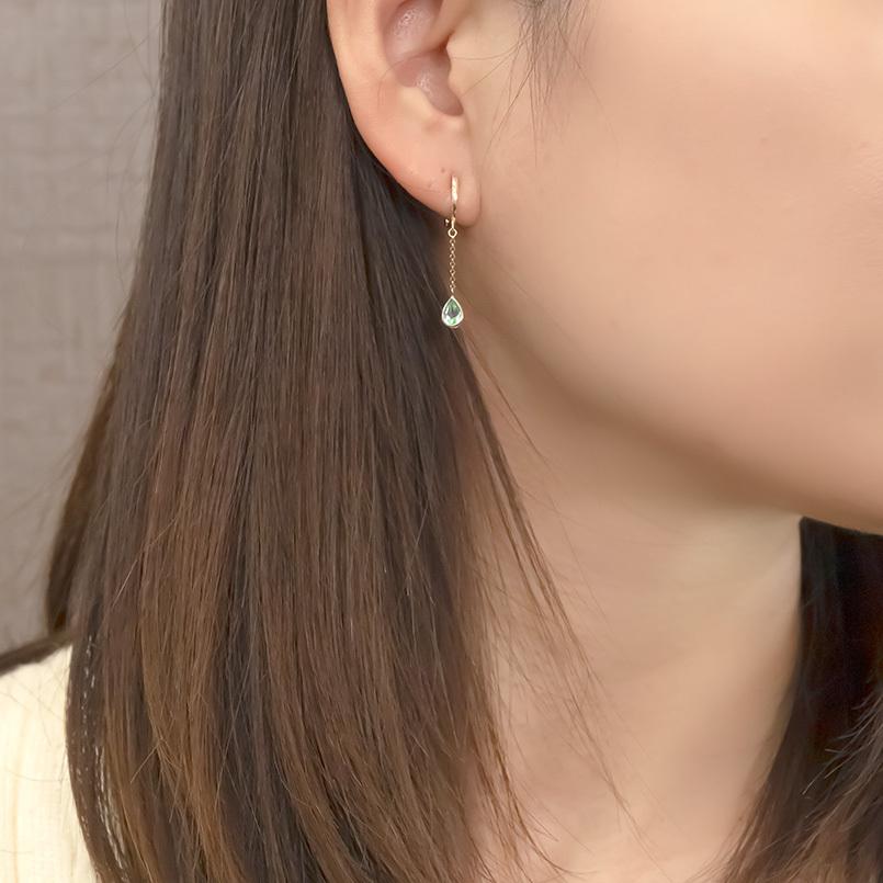 ピアリング イヤリング ゴールド 選べる天然石 ティアドロップ イエローゴールドk10 シンプル ゆれる 揺れる ノンホールピアス 最短納期 送料無料 ピアリング イヤリング ゴールド 選べる天然石 ティアドロップ イエローゴールドk10 シンプル ゆれる 揺れる ノンホールピアス 最短納期 送料無料