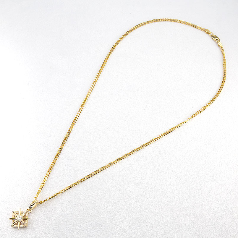 匿名配送 18金 ネックレス トップ メンズ 喜平用 イエローダイヤモンド ペンダントトップ イエローゴールドk18 ペンダント チェーン キヘイ 太陽 送料無料 【WSO2496900892】(91260円)