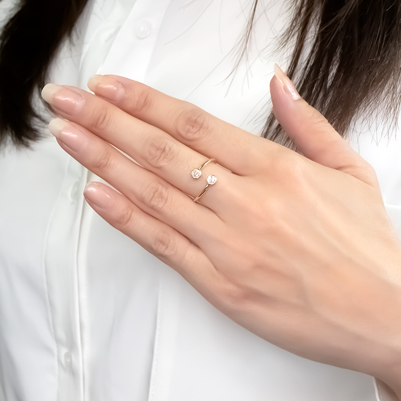 婚約指輪 安い 18金 リング ダイヤモンド レディース 指輪 ゴールド イエローゴールドk18 ピンキーリング ダイヤ 女性 人気 送料無料 セール saleの画像