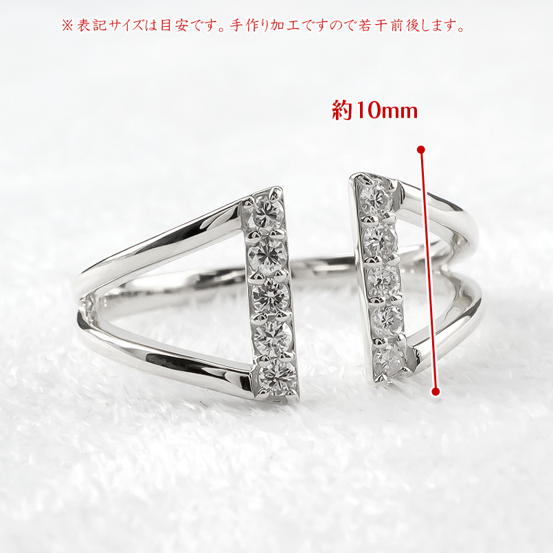 プラチナ リング ダイヤモンド レディース 指輪 pt900 婚約指輪 安い ピンキーリング ダイヤ 透かし 幅広 女性 人気 送料無料 セール saleの画像