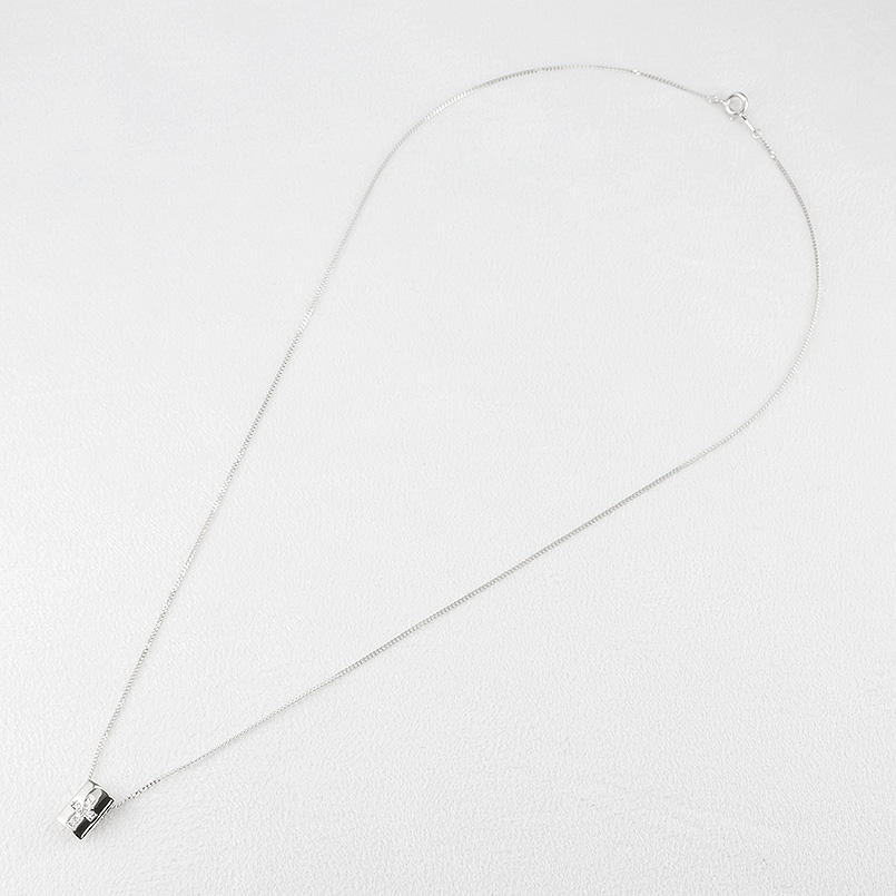 プラチナ ネックレス トップ メンズ クロス ダイヤモンド pt900 ペンダント シンプル プチネックレス 男性 ダイヤ トレジャーハンター 送料無料 セール saleの画像