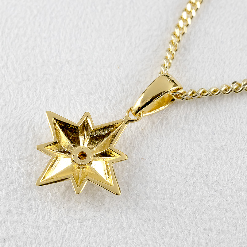 ジュエリー工房アトラス 18金 ネックレス トップ メンズ 喜平用