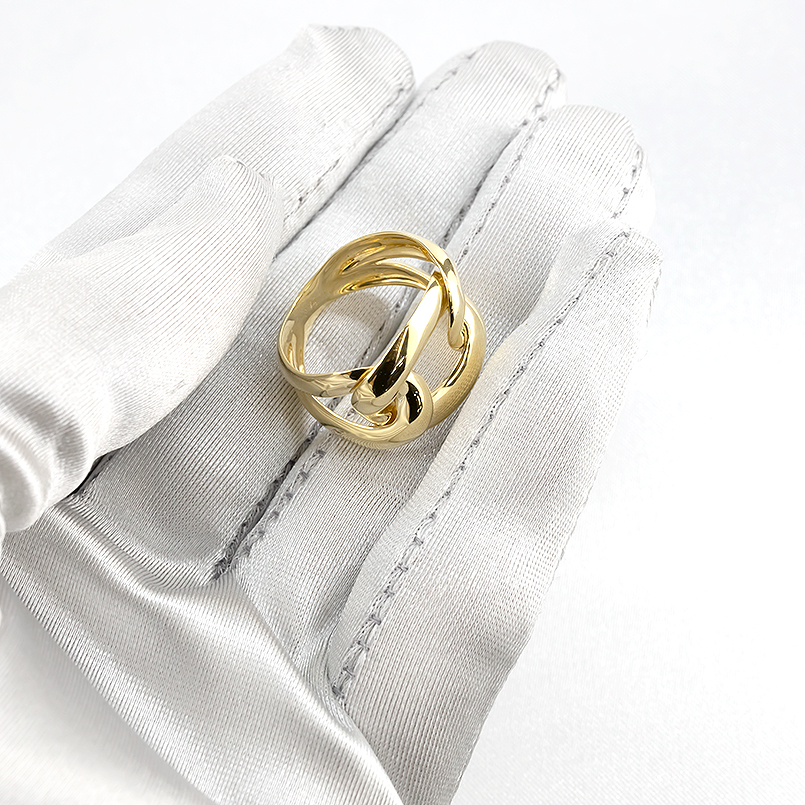 婚約指輪 安い 18金 リング レディース 指輪 ゴールド イエローゴールドk18 18k ピンキーリング 幅広 透かし 地金 大人 女性 人気 送料無料 セール SALE｜atrus｜05
