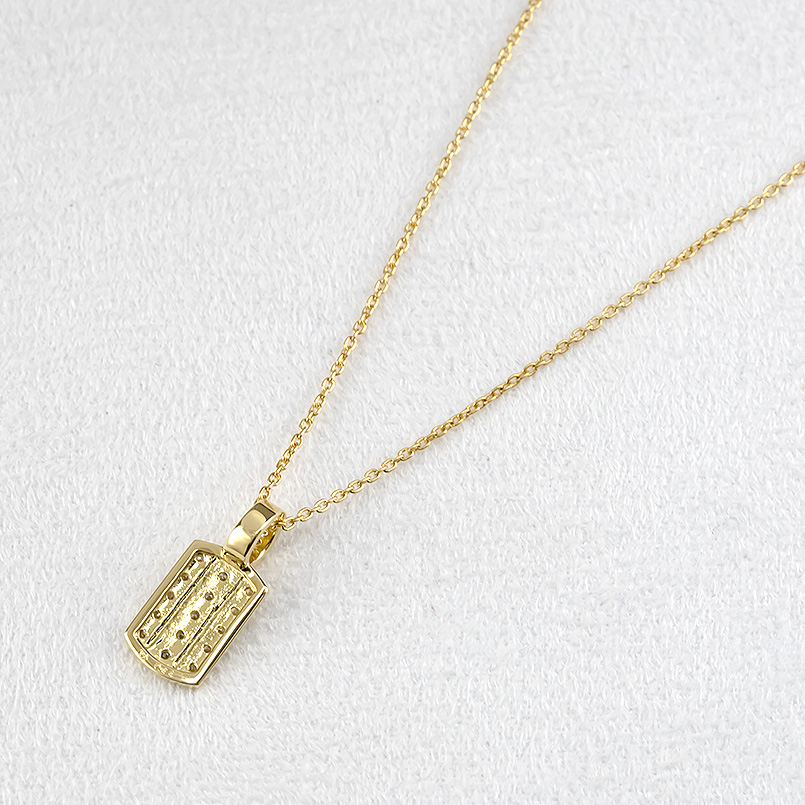 18金 ネックレス トップ メンズ ダイヤモンド ゴールド イエローゴールドk18 18k ペンダント シンプル 男性 人気 送料無料 セール saleの画像