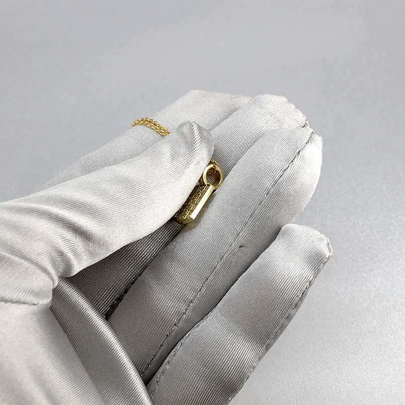 18金 ネックレス トップ メンズ ダイヤモンド ゴールド イエローゴールドk18 18k ペンダント シンプル 男性 人気 送料無料 セール saleの画像